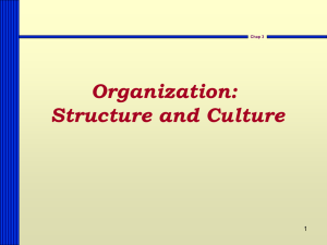Class 3 – Org Structure