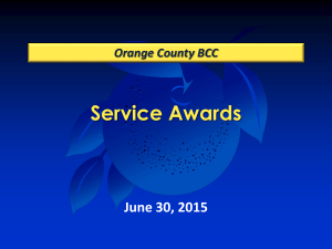 2015-06-30 Presentation Employee Service Awards