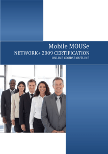 network+ 2009 certification online course outline