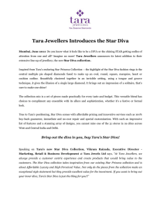 Tara Jewellers Introduces the Star Diva