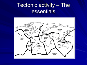 Tectonic activity – The essentials