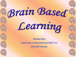 Core Principles of Brain Based Learning