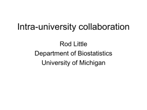 Intra-university collaboration