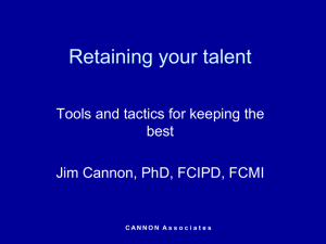 Retaining your talent