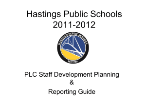 Activity and/or Strategy - Hastings Public Schools