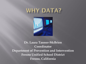 Why Data? - National Association for the Education of Homeless