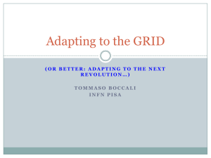 Adapting to the GRID - Indico