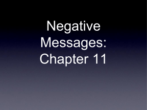Negative Messages: Chapter 11
