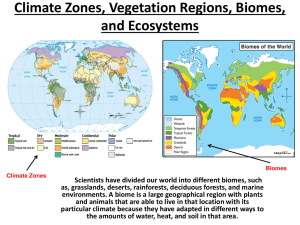 Biome and Zones PPT