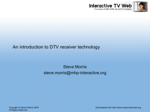 DTV receiver technology – an introduction - Interactive-TV-Web