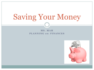Saving & Banking