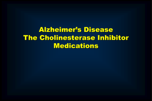 Current Management of Alzheimer's Disease