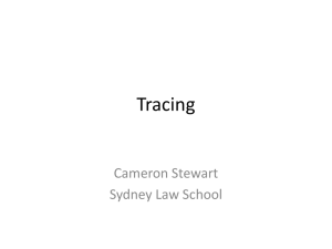 Tracing - The University of Sydney