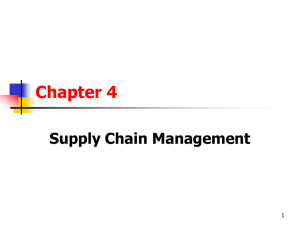 Ch4 Supply Chain Management Supplementary Homework