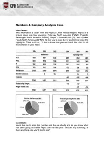 Numbers & Company Analysis Case Interviewer: This information is