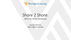 ShORE 2 Shore: APLU to WSU Initiatives