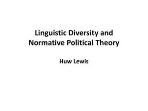 Linguistic Diversity and Normative Political Theory