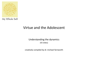 The Virtue and the Adolescent