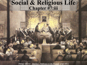 Social and Religious Life