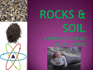 rocks & soil - St Helens Park Public School