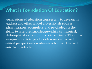 Chapter 1: Education Psychology for Teachers