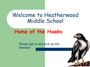Welcome to Heatherwood Middle School