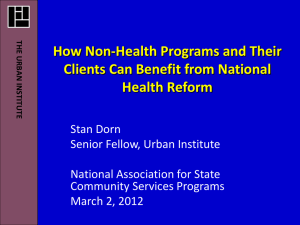 How Non-Health Programs and Their Clients Can Benefit