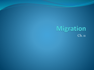 Migration - calhouncookworldgeography