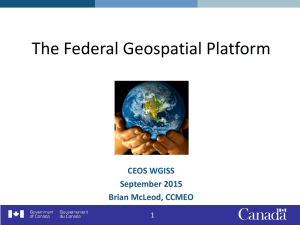 Canadian Federal Geospatial Platform