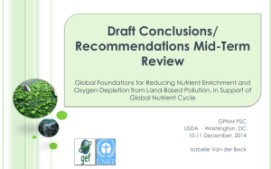Draft Conclusions/ Recommendations Mid-Term Review