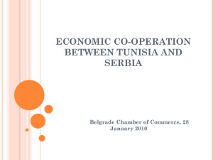 Economic co-operation between Tunisia and Serbia