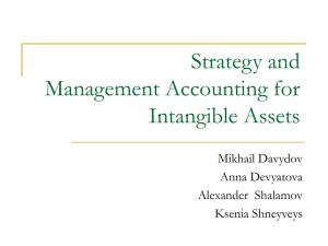 “Intangible asset management is the most important issue for top