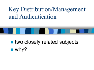Authentication and Key Distribution Protocols
