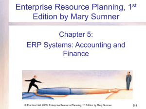ERP Systems: Accounting and Finance