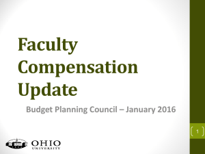 FY16 Faculty Compensation Updates