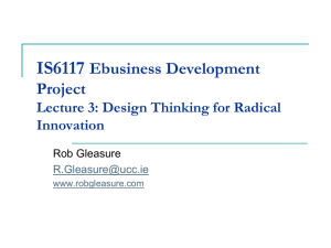 Lecture 2 (design thinking)
