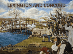 Lexington and Concord
