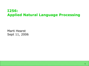SIMS 290-2: Applied Natural Language Processing: Marti