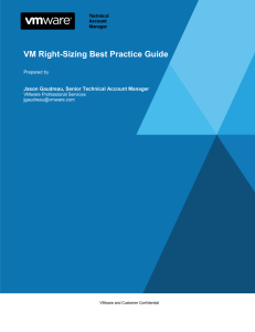 VM Right-Sizing Best Practice Guide