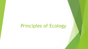 Principles of Ecology Notes