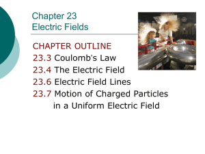 23.3 Coulomb's Law
