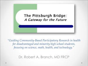 The Pittsburgh Bridge: A Gateway for the Future