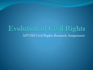 Civil Rights Research PP- Civil Rights Research