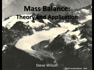 Mass Balance: Theory and Application