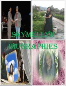 our biographical sketch