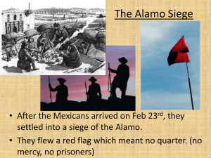 The Alamo Siege