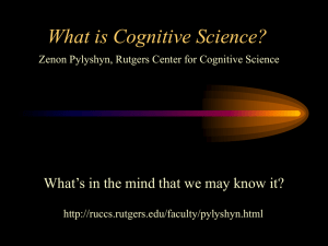 PowerPoint slides of Lecture - Center for Cognitive Science
