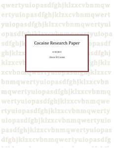 Cocaine Research Paper