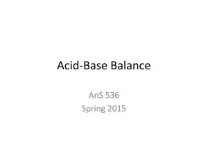 Module 5-1 Acid-Base Balance