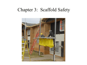 Chapter 3: Scaffold Safety Instructor's Module